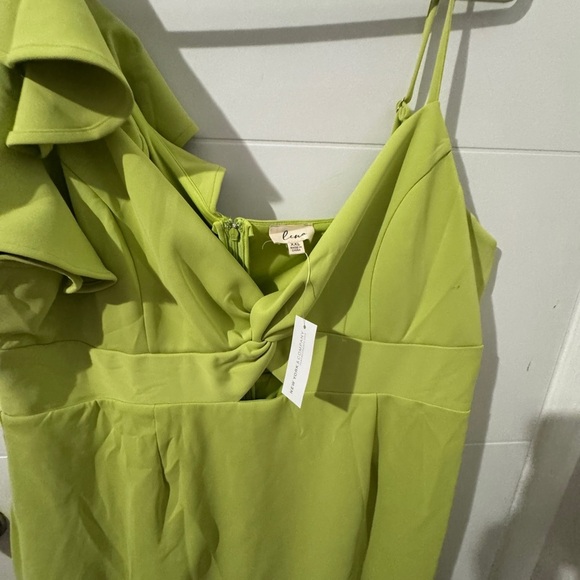 NY&C Lime Green Ruffle Dress – NWT XXL - Picture 10 of 12